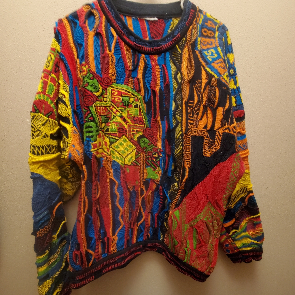 coogie | Sweaters | Mens Vintage Coogi Gambling Sweater No Tags
